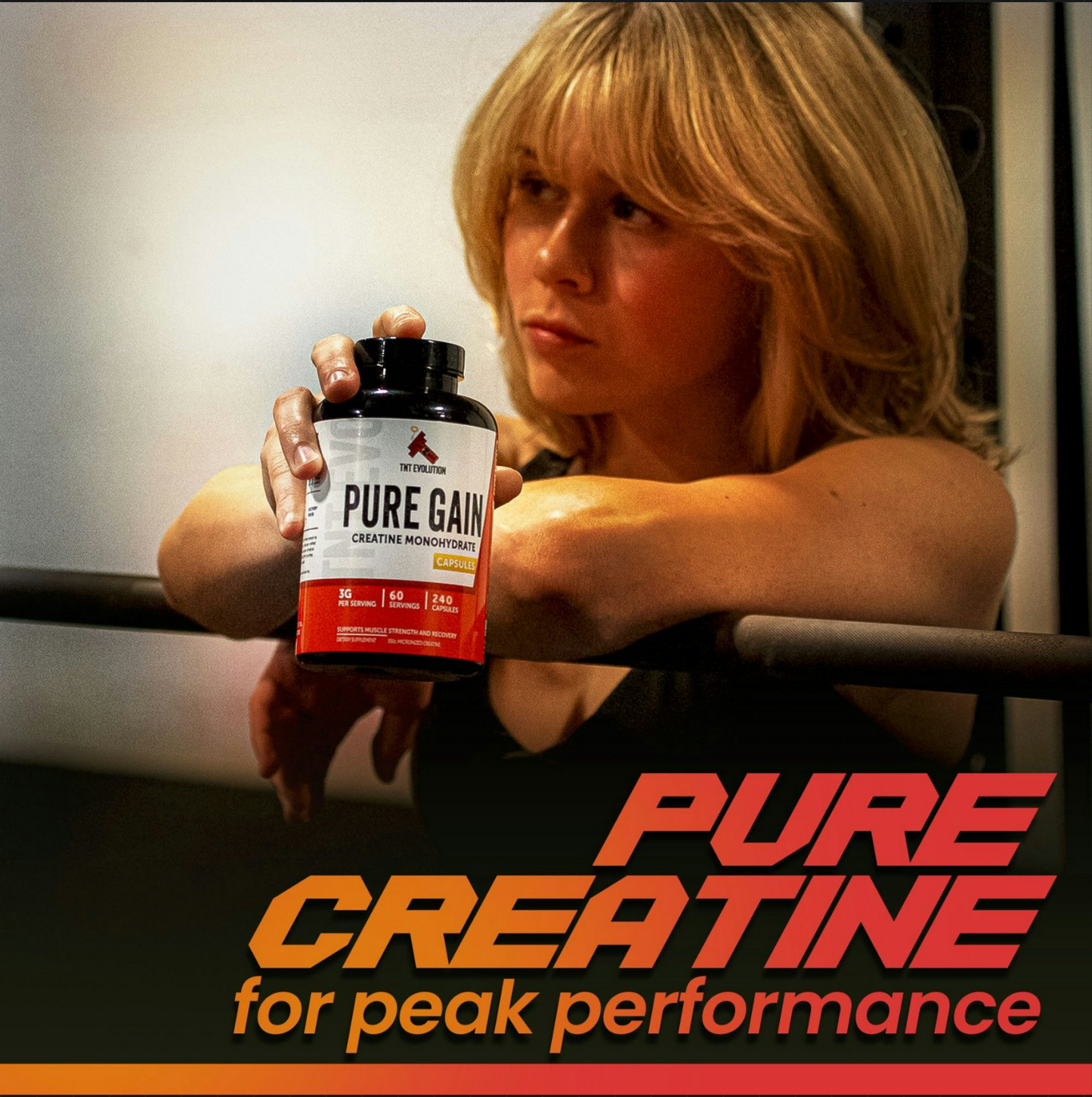 Creatine Monohydrate Capsules - 60 Servings